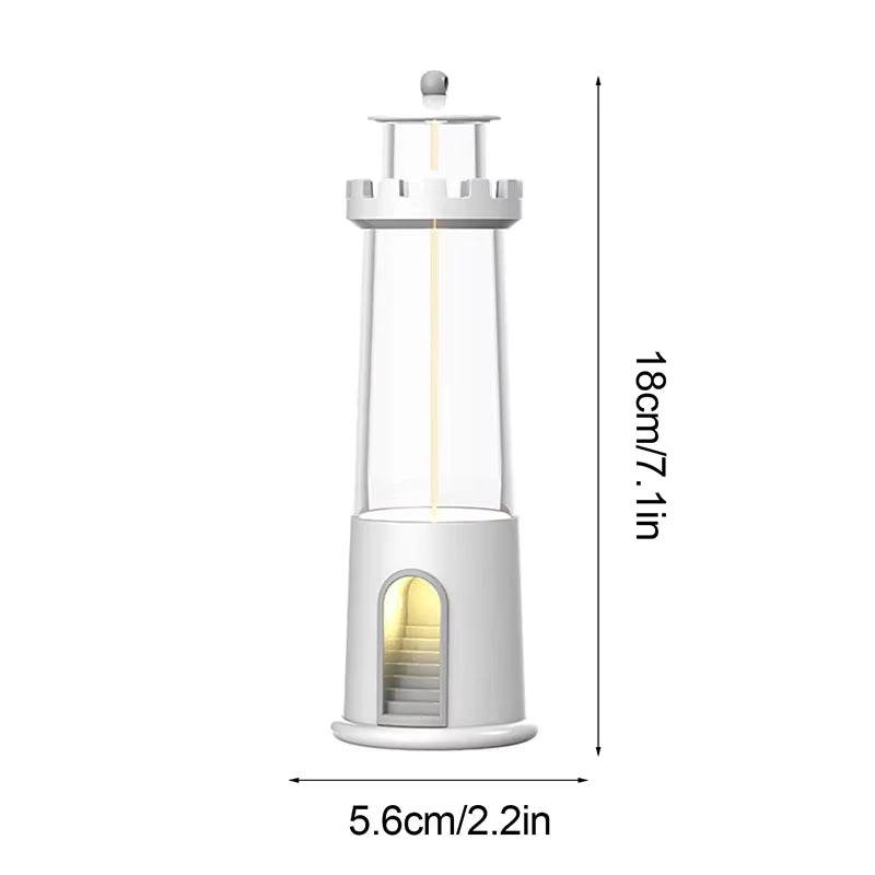 Moon Projection Night Lights Remote Control Lighthouse Ambient Light Bluetooth Music Motion Sensor Creative Desktop Decor Gifts